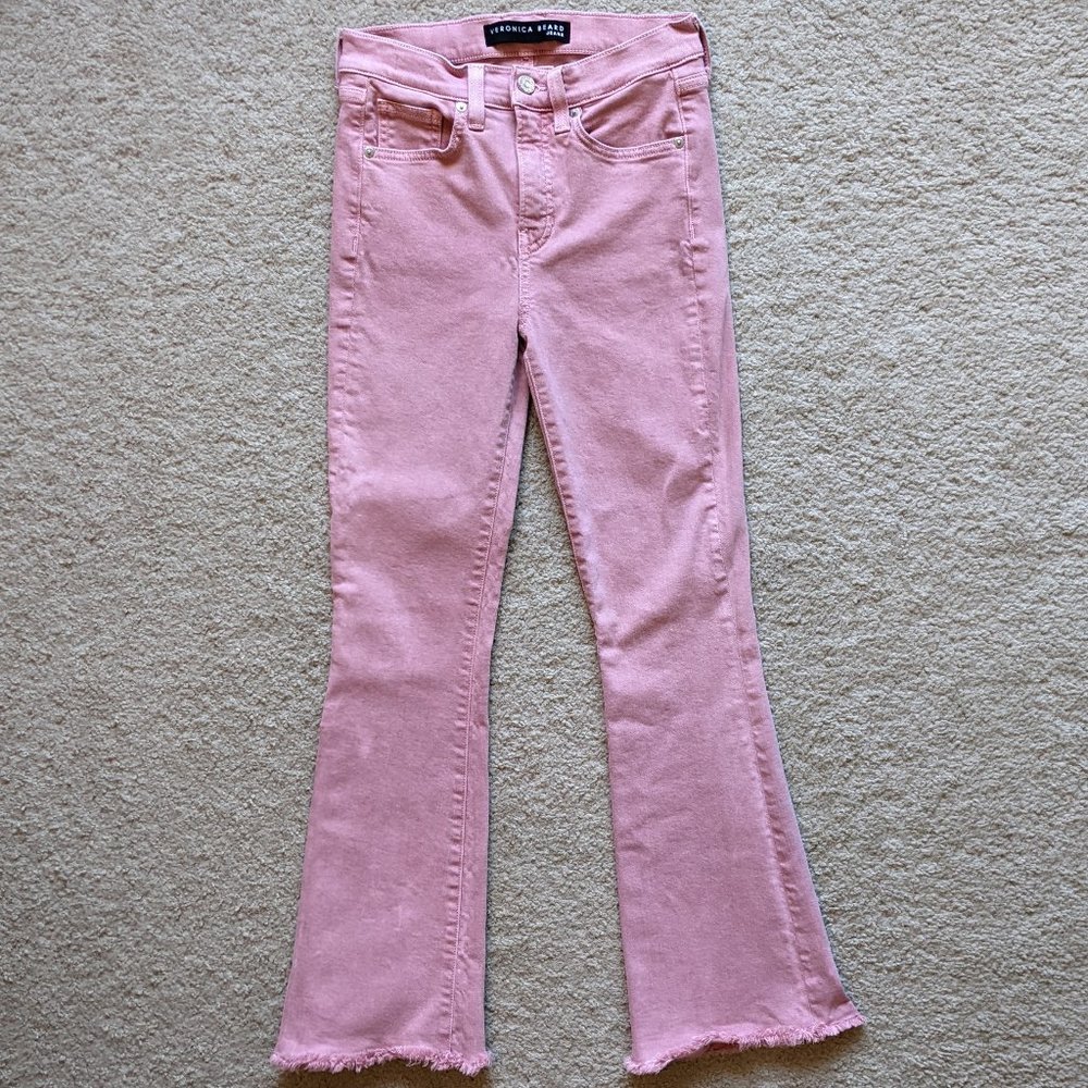 Veronica Beard Beverly Skinny Flare Jeans - Picture 2 of 7